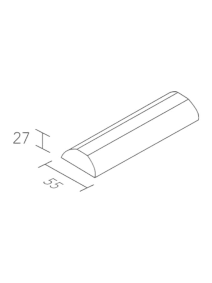 Fusion Oak Baserail Prefinished 4200mm - Image 2