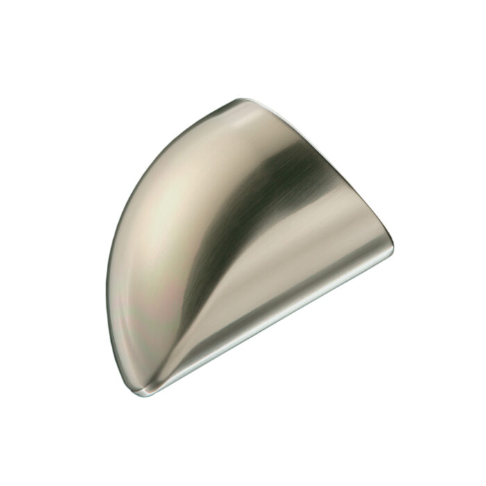 Fusion 54mm Wall Handrail Brushed Nickel End Cap - Image 2