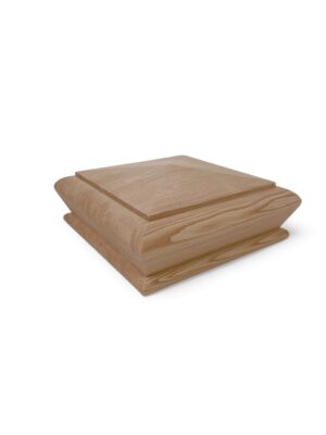 Hemlock Square Pyramid Newel Cap 83mm