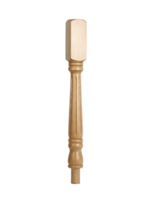 Pine Fluted Georgian Newel Post 90mm x 790mm