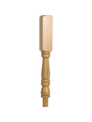Oak Fluted Georgian Block Newel Post 90mm x 710mm