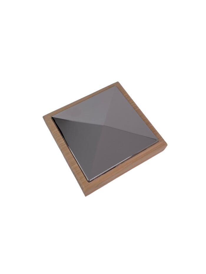Unique Timber and Metal Newel Cap - In Various Timbers - Image 21