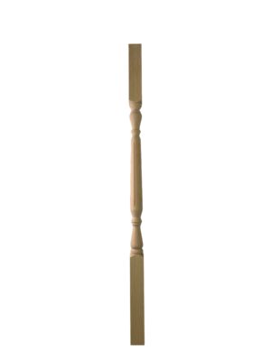 Hemlock Fluted Oxford Stair Spindle 41mm x 900mm