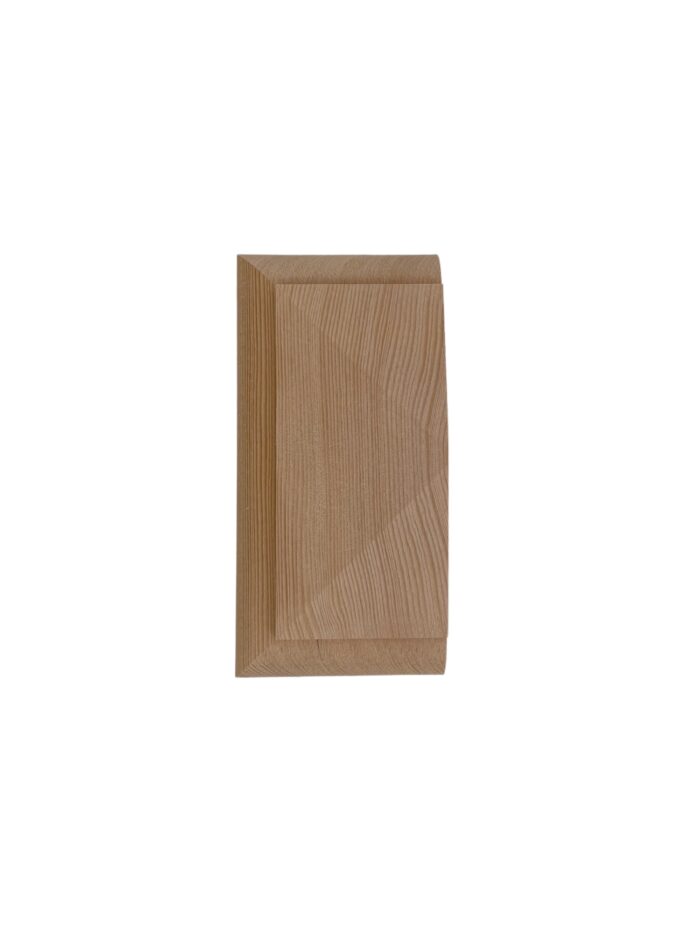Hemlock HALF Square Pyramid Newel Cap 70mm - Image 2