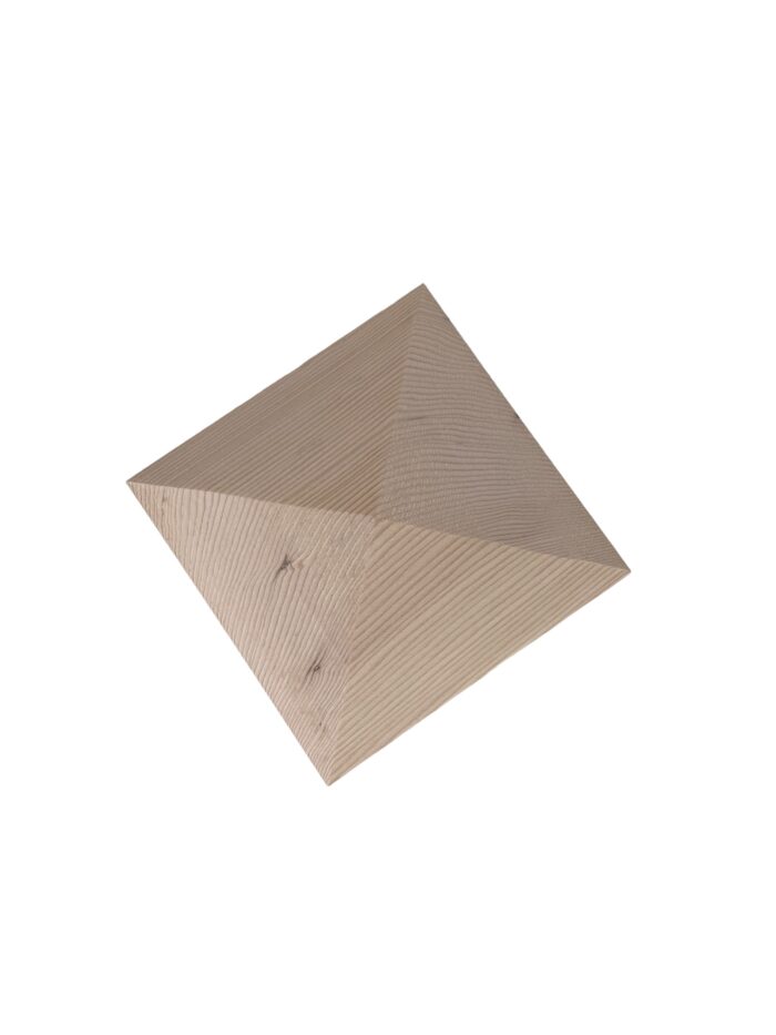 Hemlock Smooth Pyramid Cap 90mm - Image 2