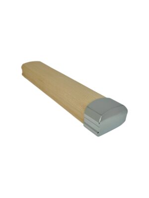 2.4m Solution Hemlock & Chrome or Brushed Nickel Wall Handrail Kit