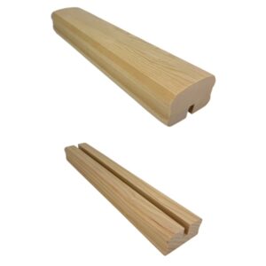 Solution Hemlock Glass Handrail and Baserail 8mm Groove - In Various Lengths