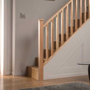 Stair Refurb Kit Hemlock Handrail Baserails & 41mm Spindles