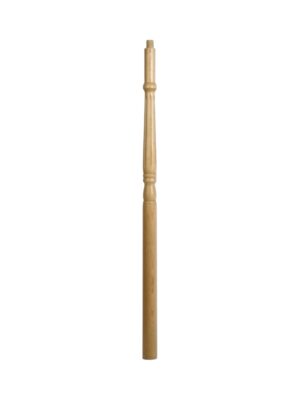 Pine Fluted Georgian Volute Newel Post