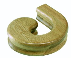 Hemlock Left Hand Volute Handrail Fitting
