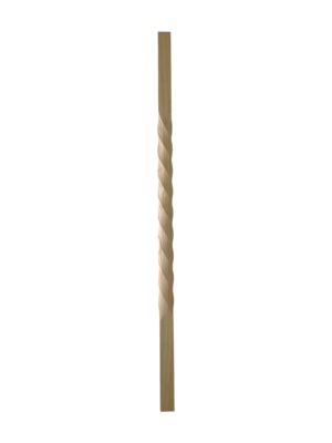 Oak Montgomery Twist Stair Spindle 32mm x 900mm