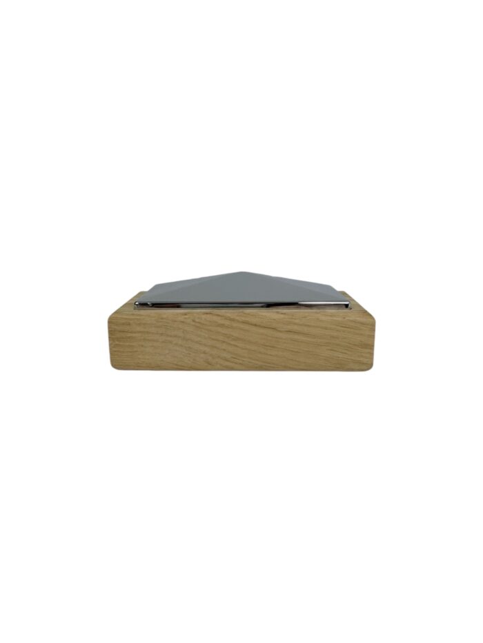 Unique HALF Timber and Metal Newel Cap - In Various Timbers - Image 22