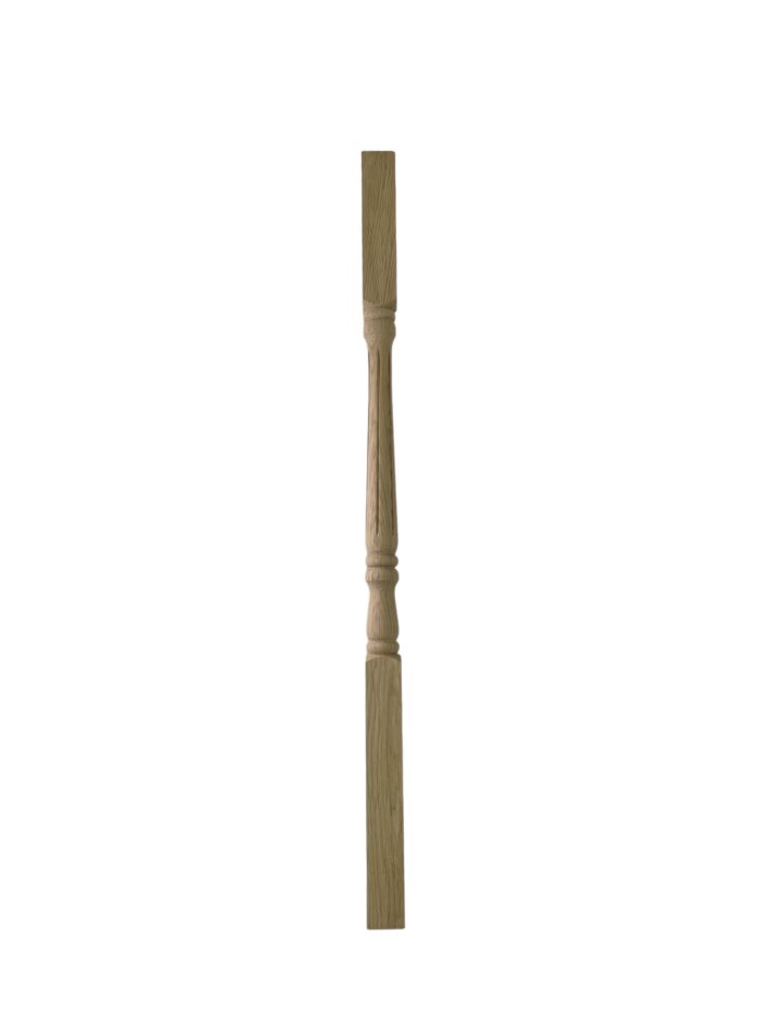 Oak Fluted Georgian Stair Spindle 35mm x 1100mm