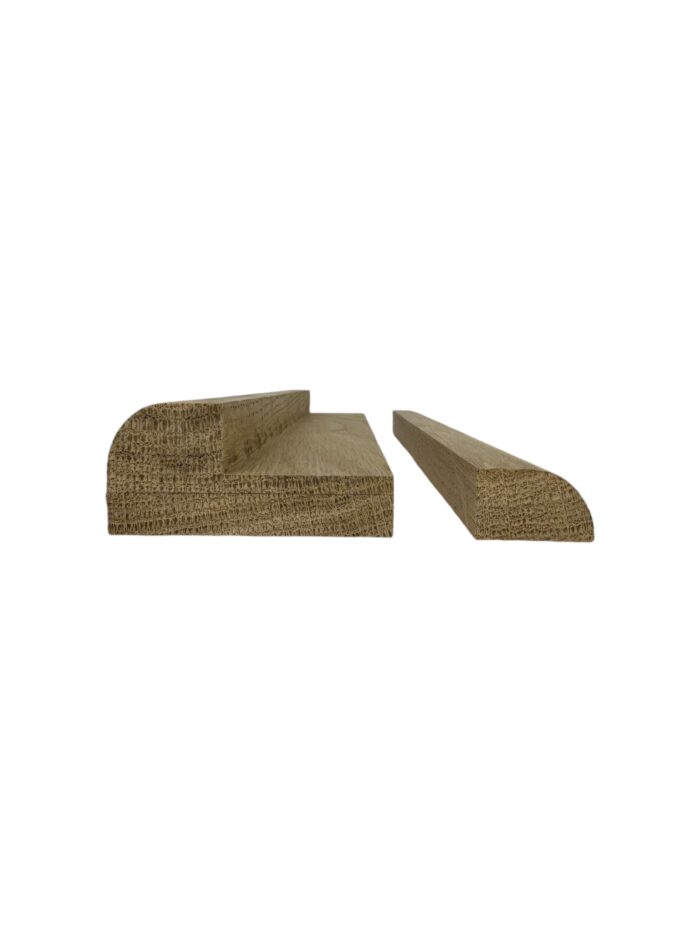 Oak 10mm Glass Handrail and 2-part Baserail - In Various Lengths - Image 7