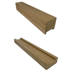 Oak Square Handrails and Baserails - In Various Lengths