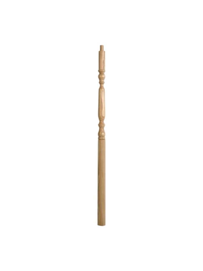 Pine Oxford Volute Newel Post
