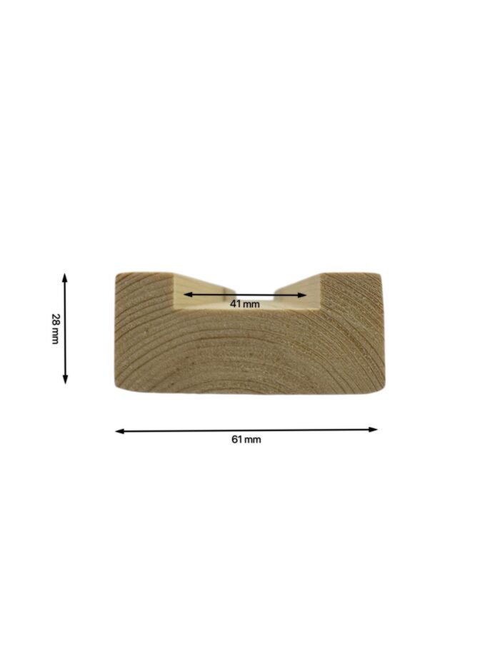 Pine Modern Handrails and Baserails - In Various Lengths - Image 11