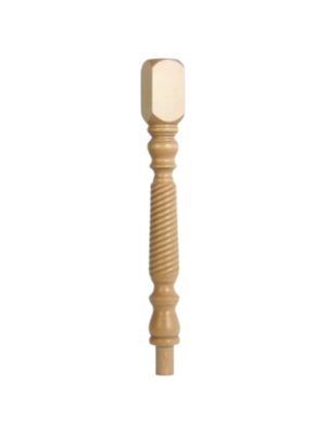 Pine Barley Twist Newel Post 90mm x 730mm