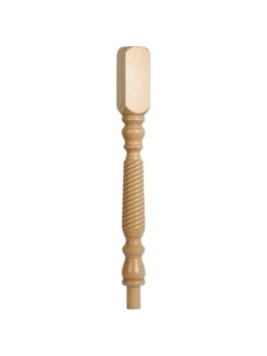 Oak Barley Twist Newel Post 90mm x 790mm