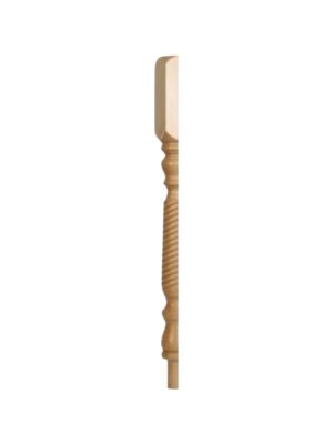 Oak Barley Twist Newel Post 90mm x 790mm