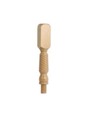 Pine Barley Twist Pulpit Newel Post 90mm x 500mm