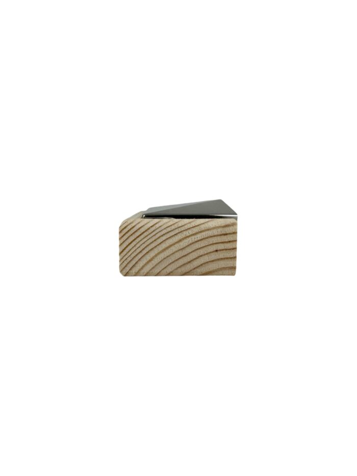 Unique HALF Timber and Metal Newel Cap - In Various Timbers - Image 23