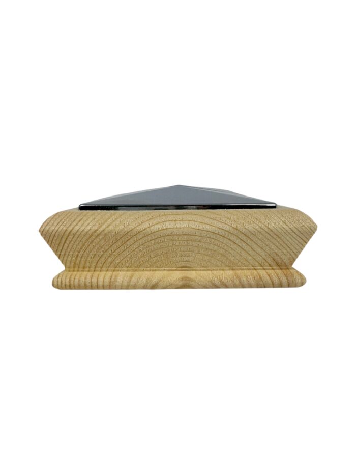 Unique Timber & Double Chrome Pyramid Newel Cap 90mm x 180mm - In Various Timbers - Image 10