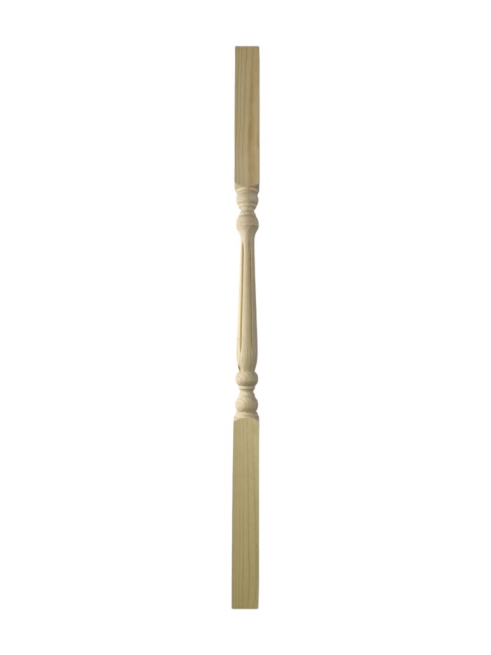 Ash Fluted Colonial Stair Spindle 41mm x 900mm
