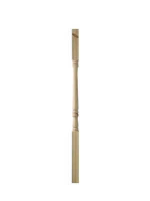 Pine Turned Georgian Stair Spindle 41mm x 1100mm