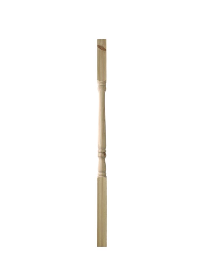 Landing Stair Refurb Kit Pine Handrail Baserail & 32mm Spindles - Image 10