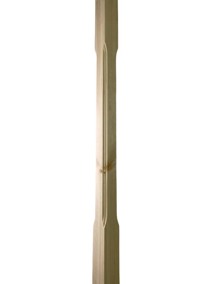 Pine Stop Ovolo Stair Spindle 32mm x 900mm - Image 2
