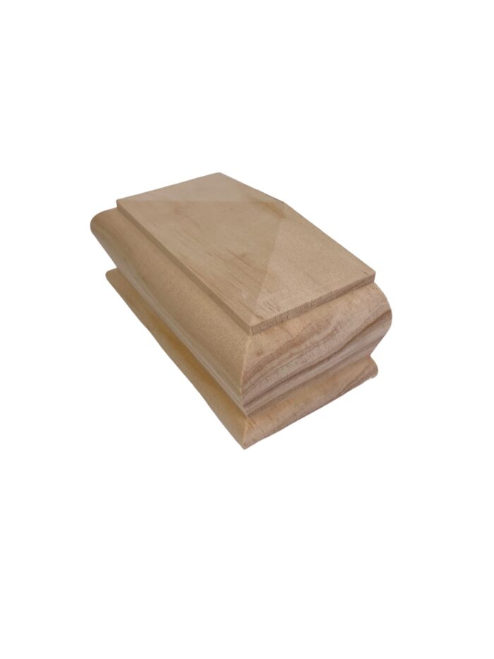Pine HALF Pyramid Newel Cap 83mm