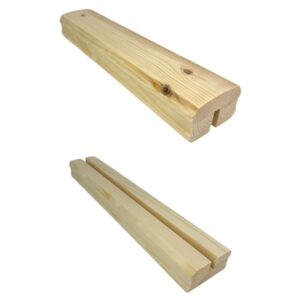 Solution Pine Glass Handrail and Baserail 8mm Groove - In Various Lengths