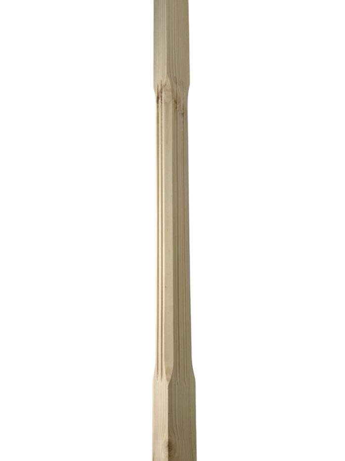 Pine Fluted Stop Chamfer Stair Spindle 41mm x 1100mm - Image 3