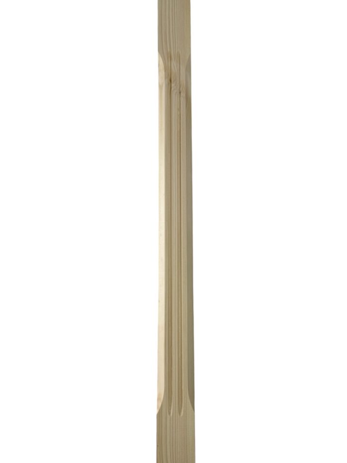Pine Fluted Stop Chamfer Stair Spindle 41mm x 1100mm - Image 2