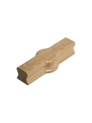 Pine Straight Cap Handrail Fitting