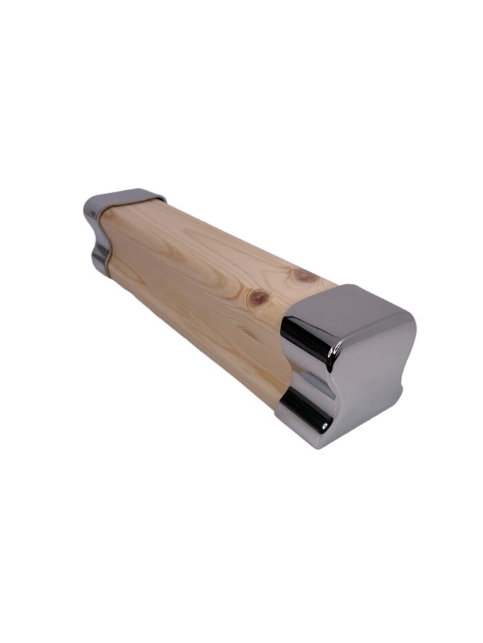 2.4m Traditional Pine Wall Handrail Kit - Chrome or Brushed