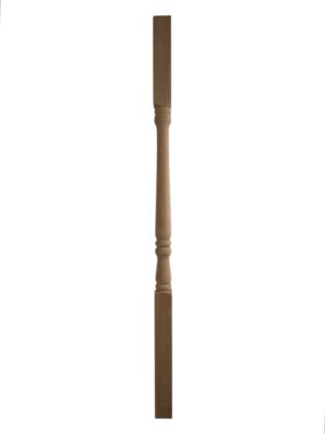 Sapele Turned Georgian Stair Spindle 32mm x 900mm