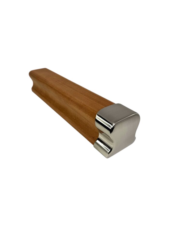 Traditional Brushed Nickel Handrail End Cap