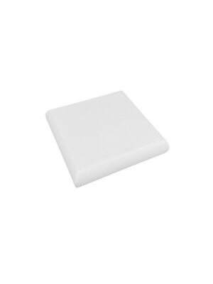White Primed Flat Newel Cap 90mm
