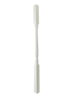White Primed Turned Georgian Stair Spindle 41mm x 900mm