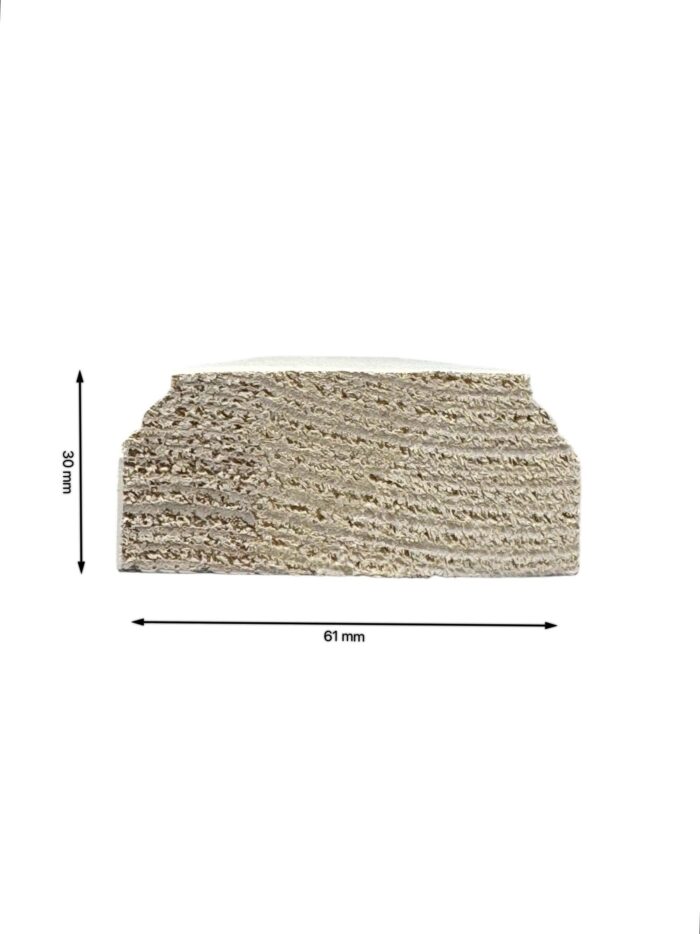 White Primed Stair Handrail and Baserail 41mm - In Various Lengths - Image 12