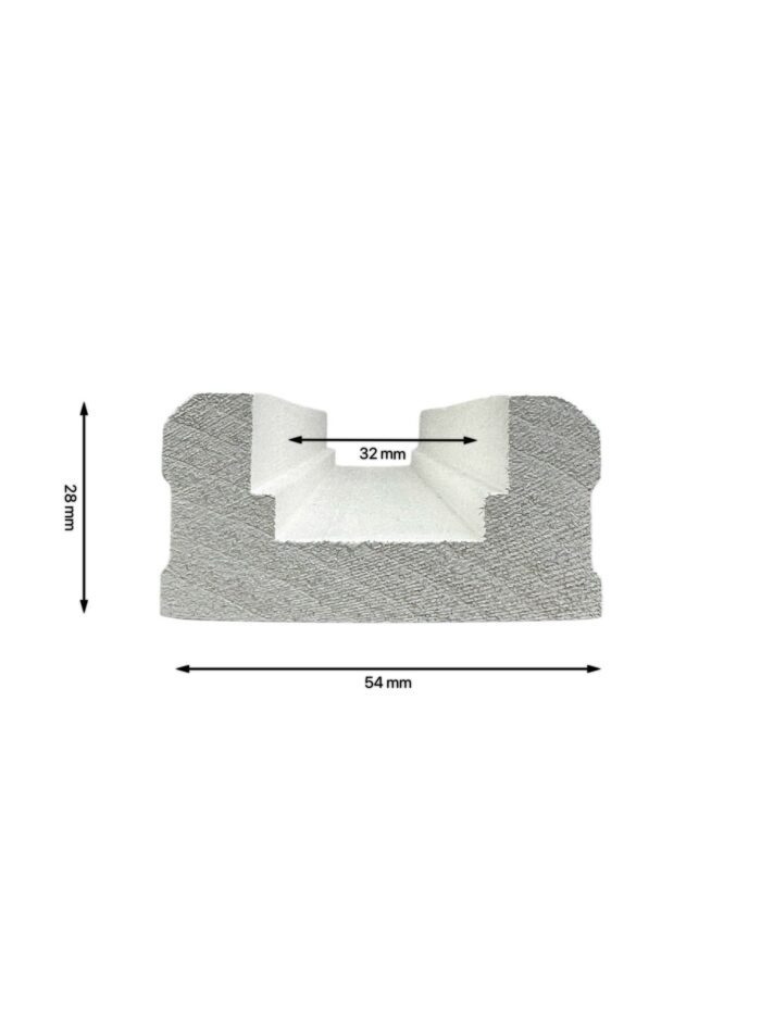 White Primed Solution Handrails & Baserails - In Various Lengths - Image 7