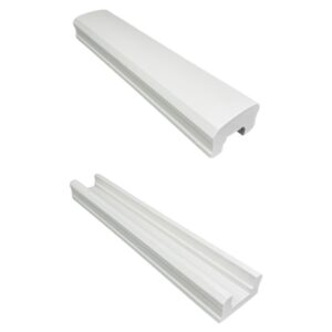 White Primed Solution Handrails & Baserails - In Various Lengths