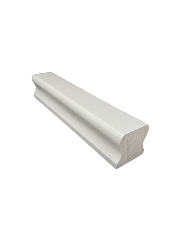 2.4m Traditional White Primed Wall Handrail Kit - Chrome or Brushed - Image 2