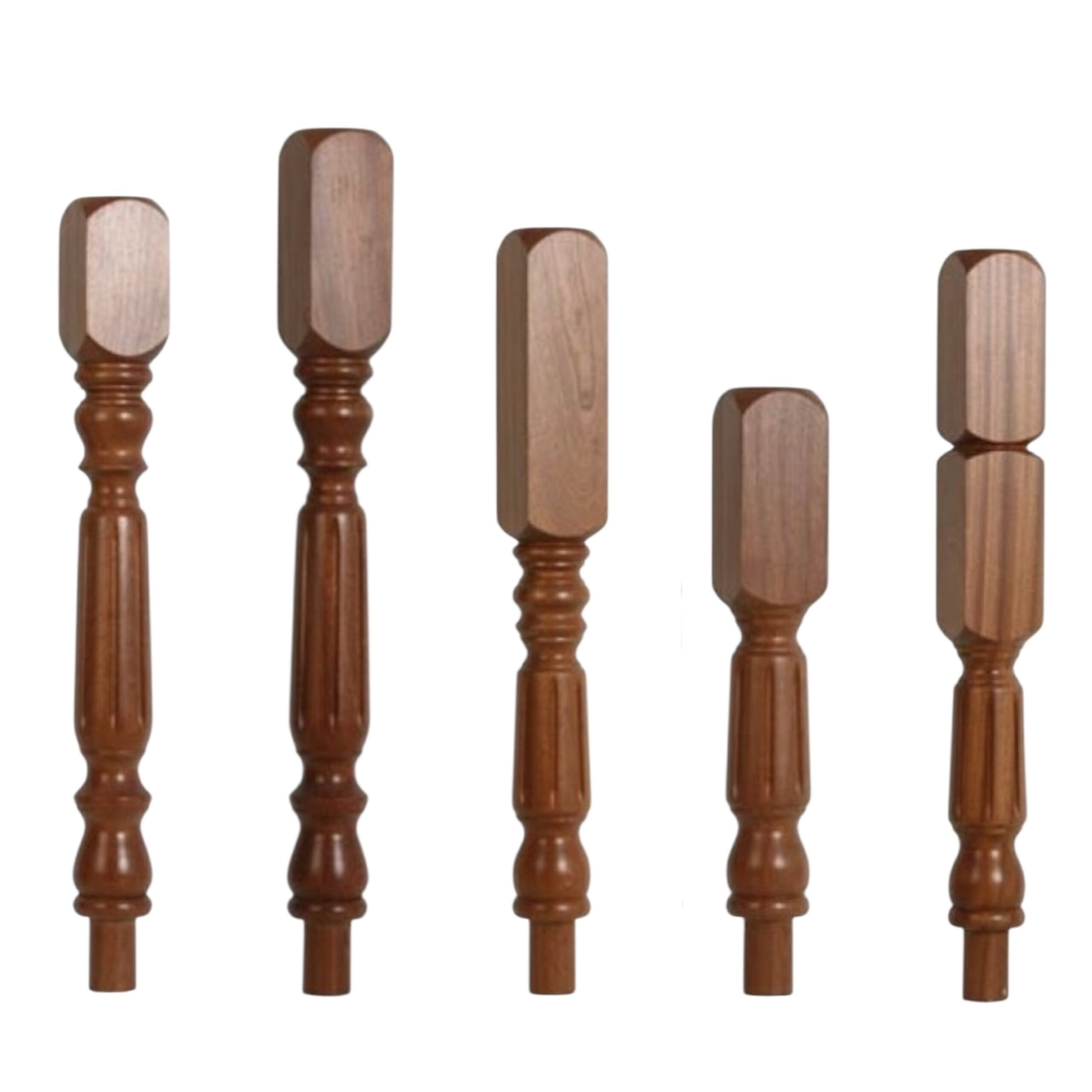 Pine Fluted Oxford Stair Newels