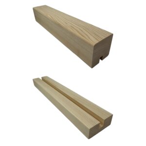 Pine 8mm Square Glass Handrails and Baserails