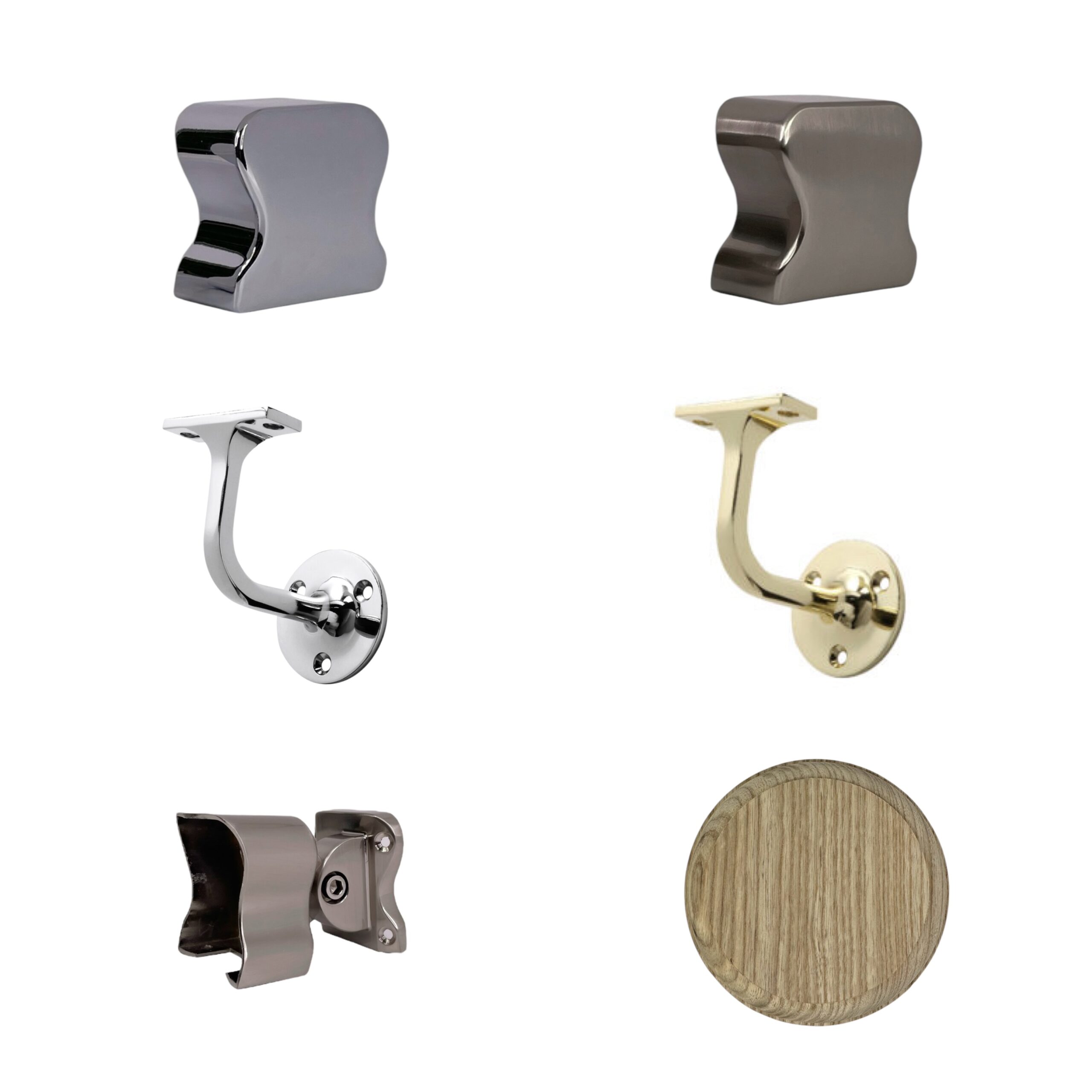 Traditional Handrail End Caps & Brackets