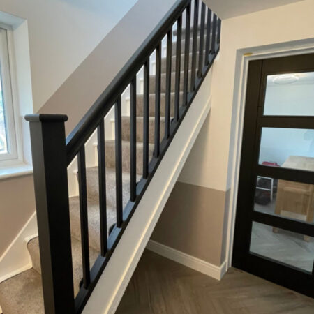Black Metal Chunky Spindles