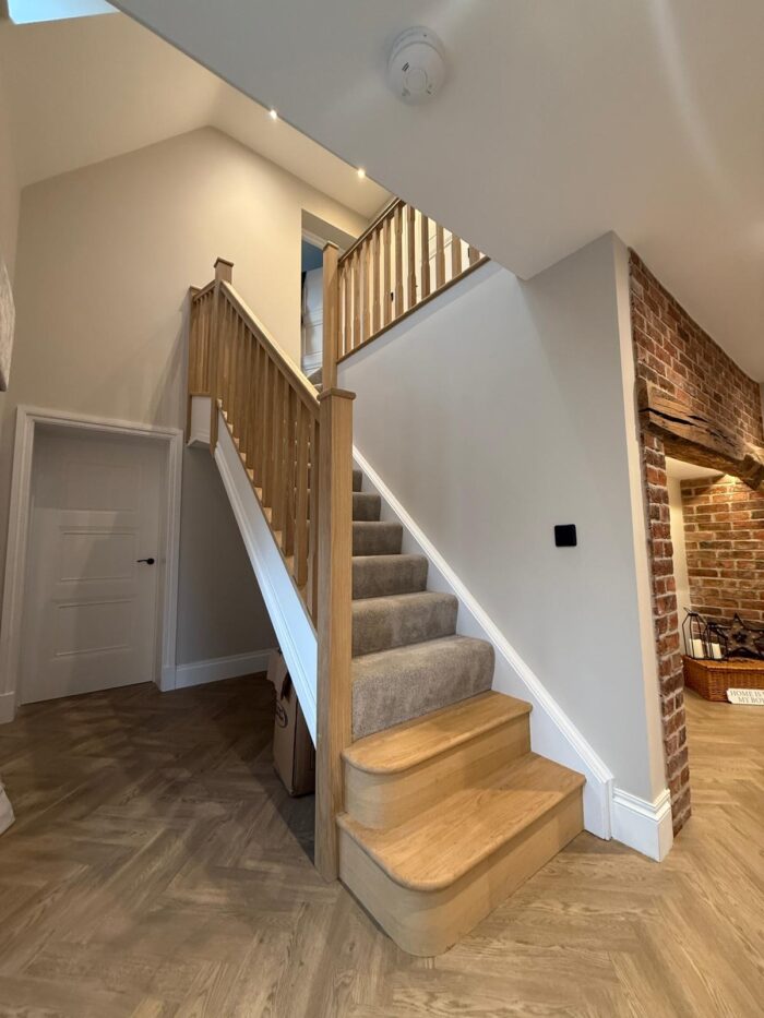 Oak staircase